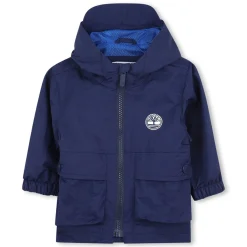 Vestes, Manteaux, Pilotes*Timberland Coupe-vent à capuche de Bleu