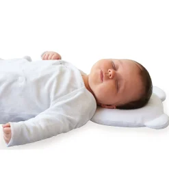 Couettes Et Oreillers|Cales-Bébé*Candide Coussin cale tête P'tit Panda de Blanc