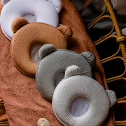 Cales-Bébé*Candide Coussin cale tête P'tit Panda Air+ de Gris