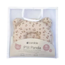 Couettes Et Oreillers|Cales-Bébé*Candide Coussin cale tête P'tit Panda de Léopard