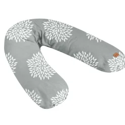 Coussins D'Allaitement|Coussins D'Allaitement*Béaba Coussin d'allaitement Big Flopsy™ jersey de coton de Flower Gris