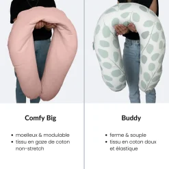 Coussins D'Allaitement|Coussins D'Allaitement*Babymoov Coussin de grossesse doomoo Comfy Big de Tetra Pink