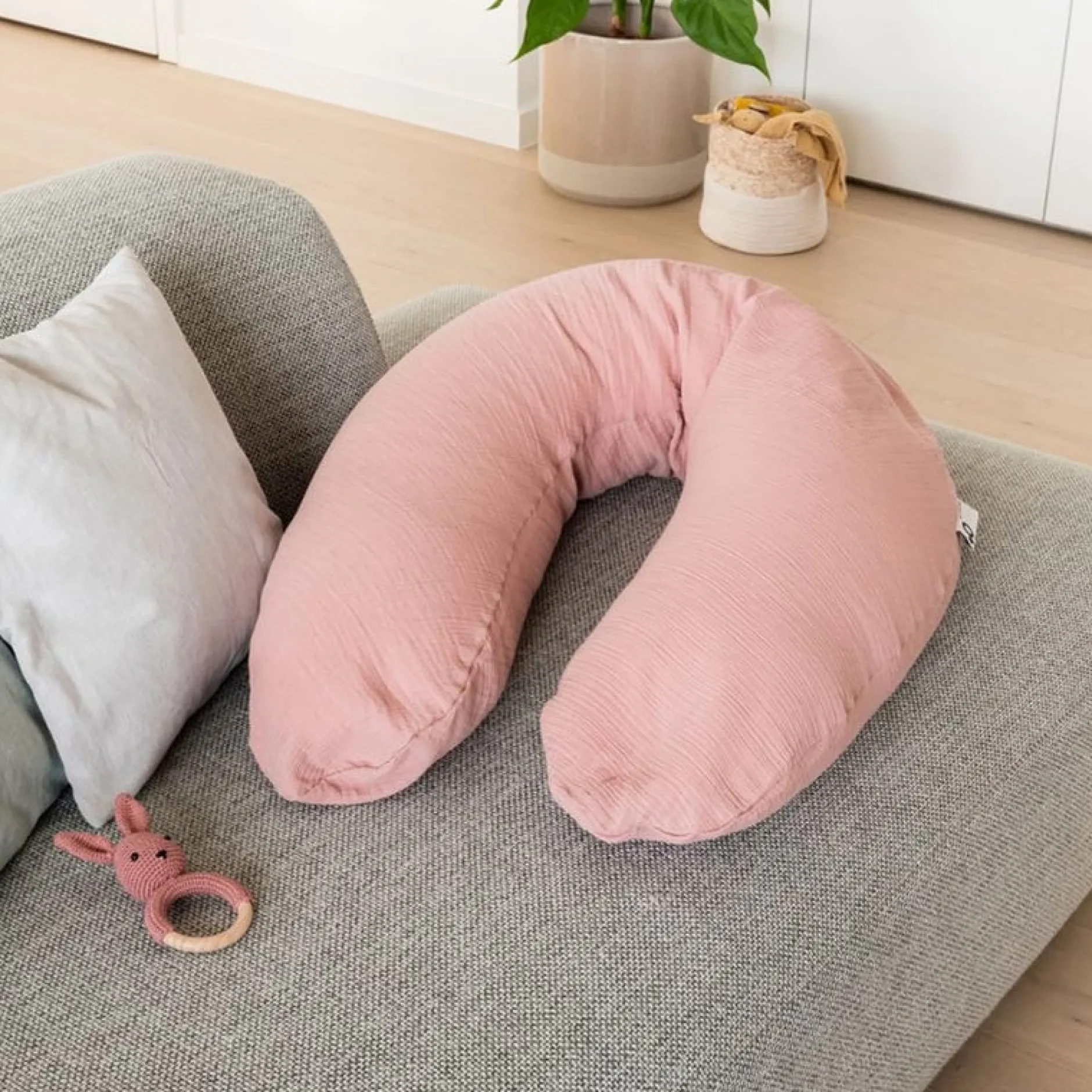 Coussins D'Allaitement|Coussins D'Allaitement*Babymoov Coussin de grossesse doomoo Comfy Big de Tetra Pink