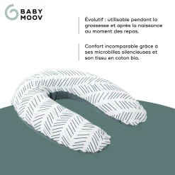 Cales-Bébé|Coussins D'Allaitement*Babymoov Coussin de maternité doomoo Buddy de Ethnic Petrol