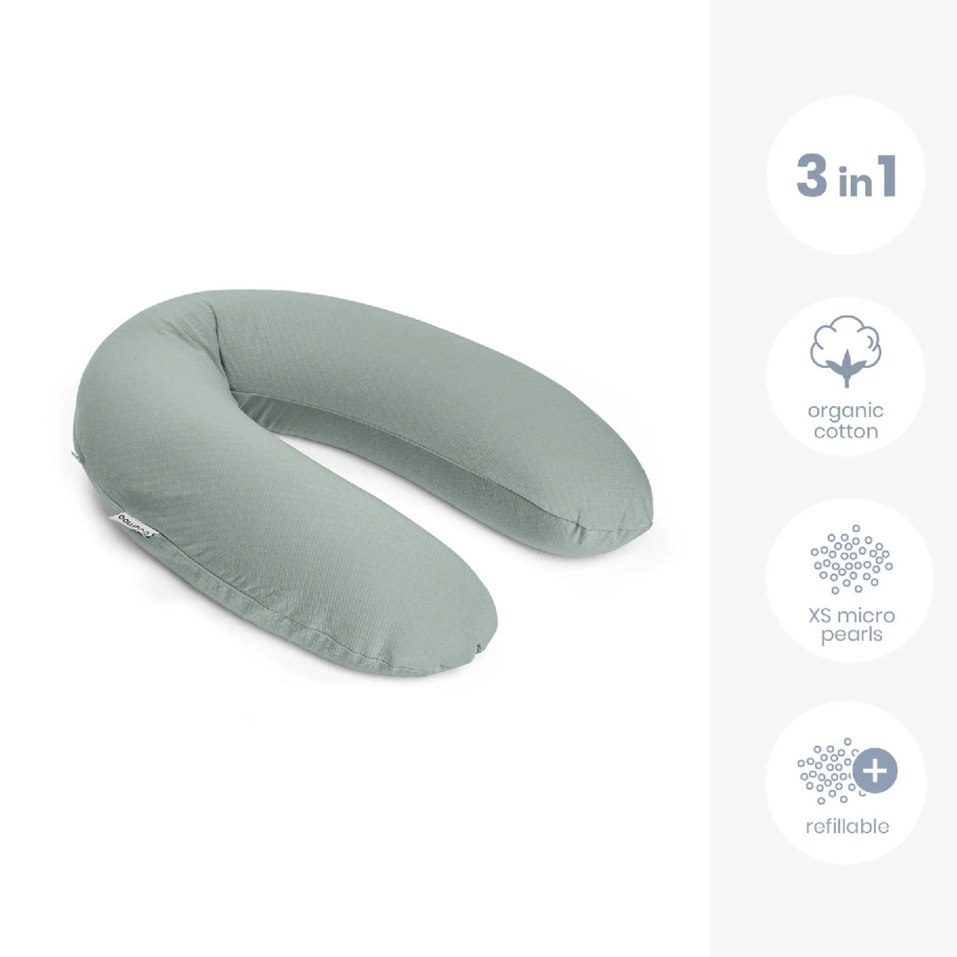 Cales-Bébé|Coussins D'Allaitement*Babymoov Coussin de maternité doomoo Buddy de Tetra Green