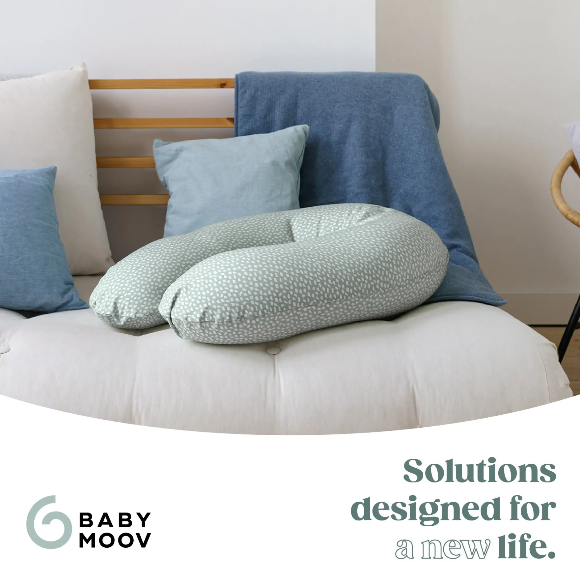 Coussins D'Allaitement|Coussins D'Allaitement*Babymoov Coussin de maternité doomoo Buddy de Cloudy Kaki