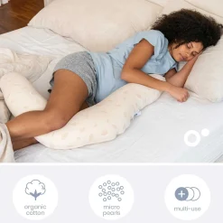 Coussins D'Allaitement|Coussins D'Allaitement*Babymoov Coussin de maternité Twisty 2 en 1 doomoo de Petals Latte