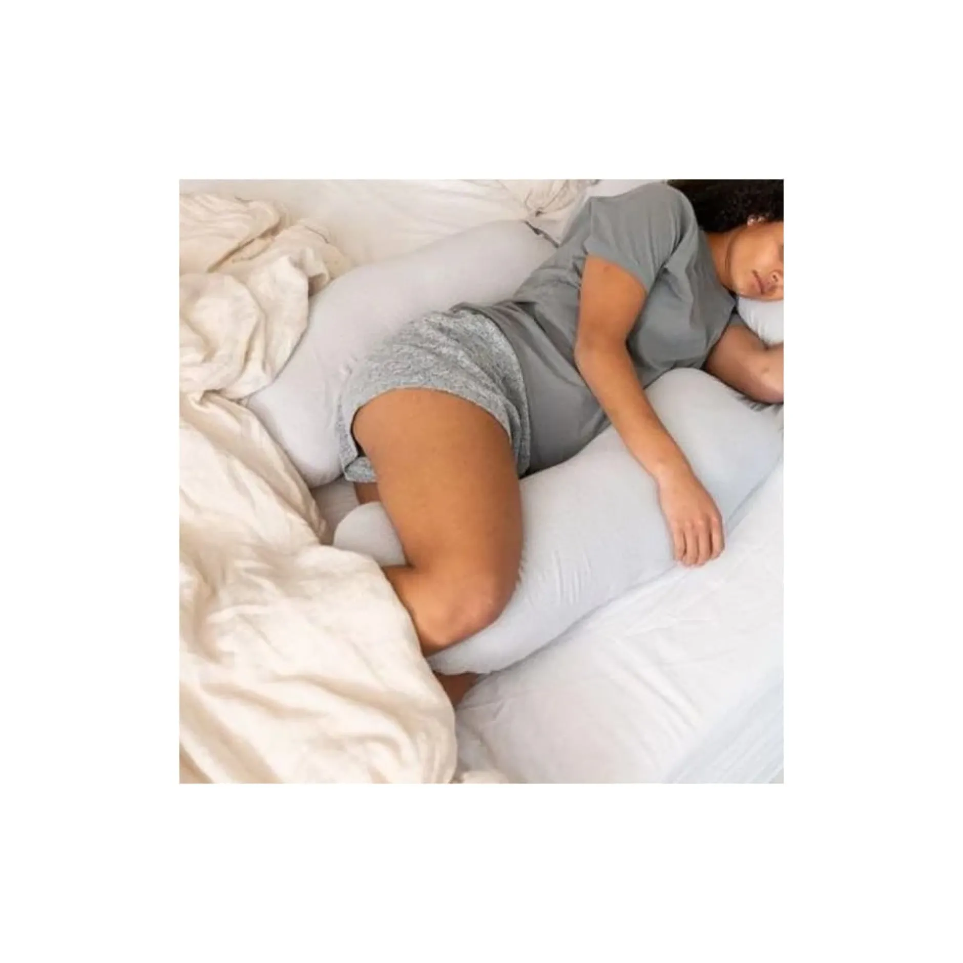 Coussins D'Allaitement|Coussins D'Allaitement*Babymoov Coussin maxxy doomoo de Petits pois gris