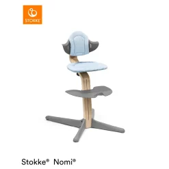 Autres Accessoires Pour Chaise Haute|Coussins De Chaise*Stokke® Coussin Nomi® de Gris Bleu
