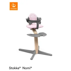Autres Accessoires Pour Chaise Haute|Coussins De Chaise*Stokke® Coussin Nomi® de Gris Rose