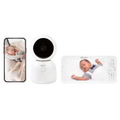 Babyphones*Béaba Écoute Bébé Vidéo Zen Night Light de Blanc