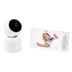 Babyphones*Béaba Écoute Bébé Vidéo Zen Night Light de Blanc