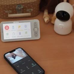 Babyphones*Béaba Écoute Bébé Vidéo Zen Night Light de Blanc
