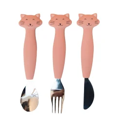 Couverts*Trixie Couverts 3 pièces en silicone de Mrs. Chat