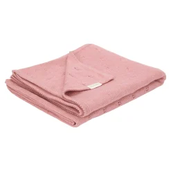 Couvertures*Little Dutch Couverture de lit tricotée 110 x 140 cm de Pure Pink Blush