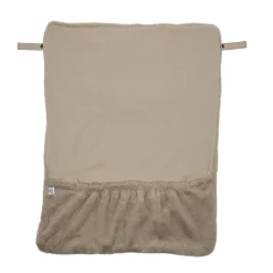 Couvertures*BB&Co Couverture Nomade Fausse Fourrure de Angora Beige
