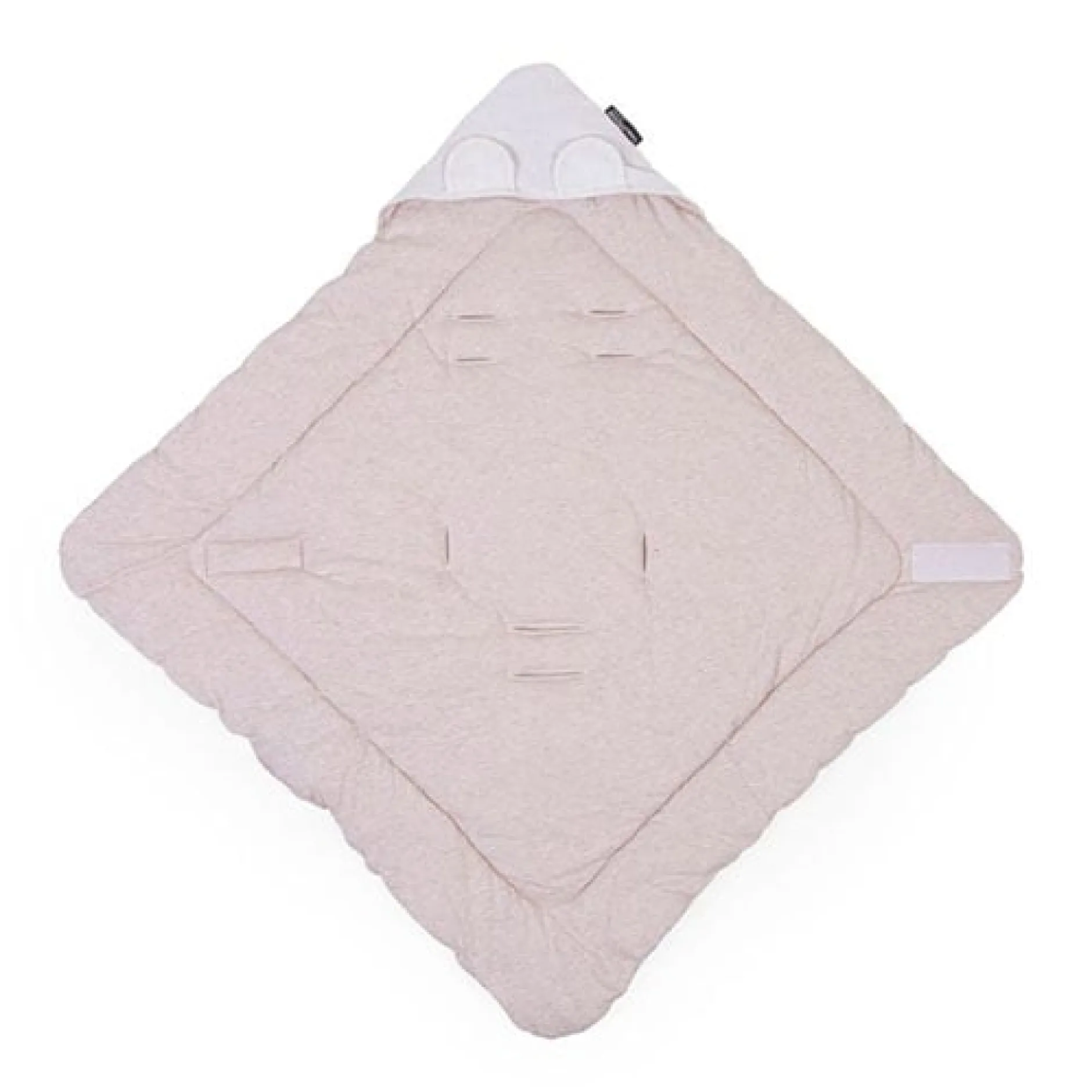 Couvertures*Childhome Couverture promenade enveloppante Teddy 75 x 75 cm de Beige