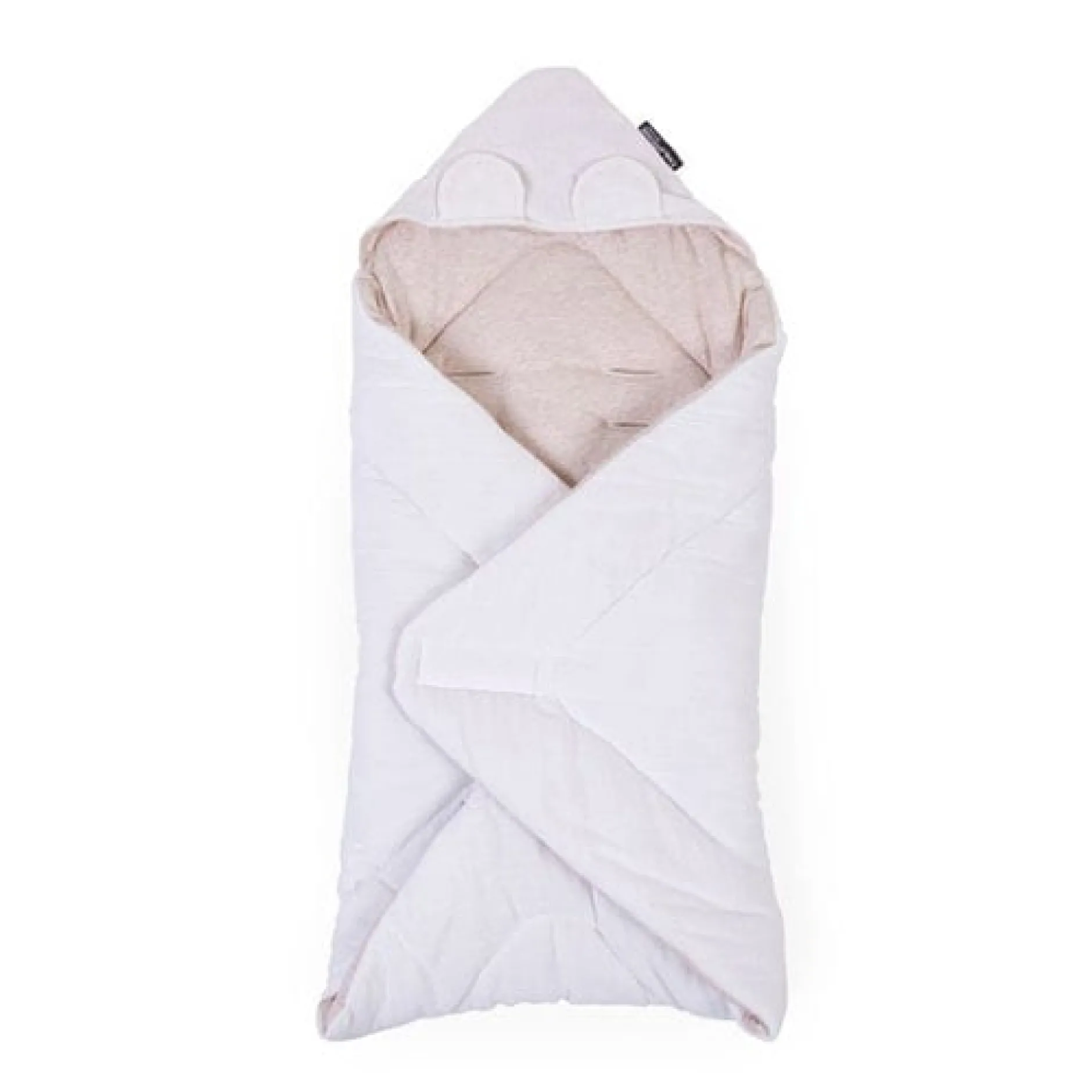 Couvertures*Childhome Couverture promenade enveloppante Teddy 75 x 75 cm de Beige