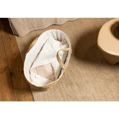 Couvertures*Childhome Couverture promenade enveloppante Teddy 75 x 75 cm de Beige
