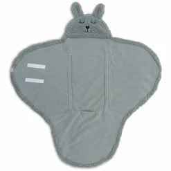 Couvertures*Jollein Couverture promenade portefeuille Bunny de Sea Green