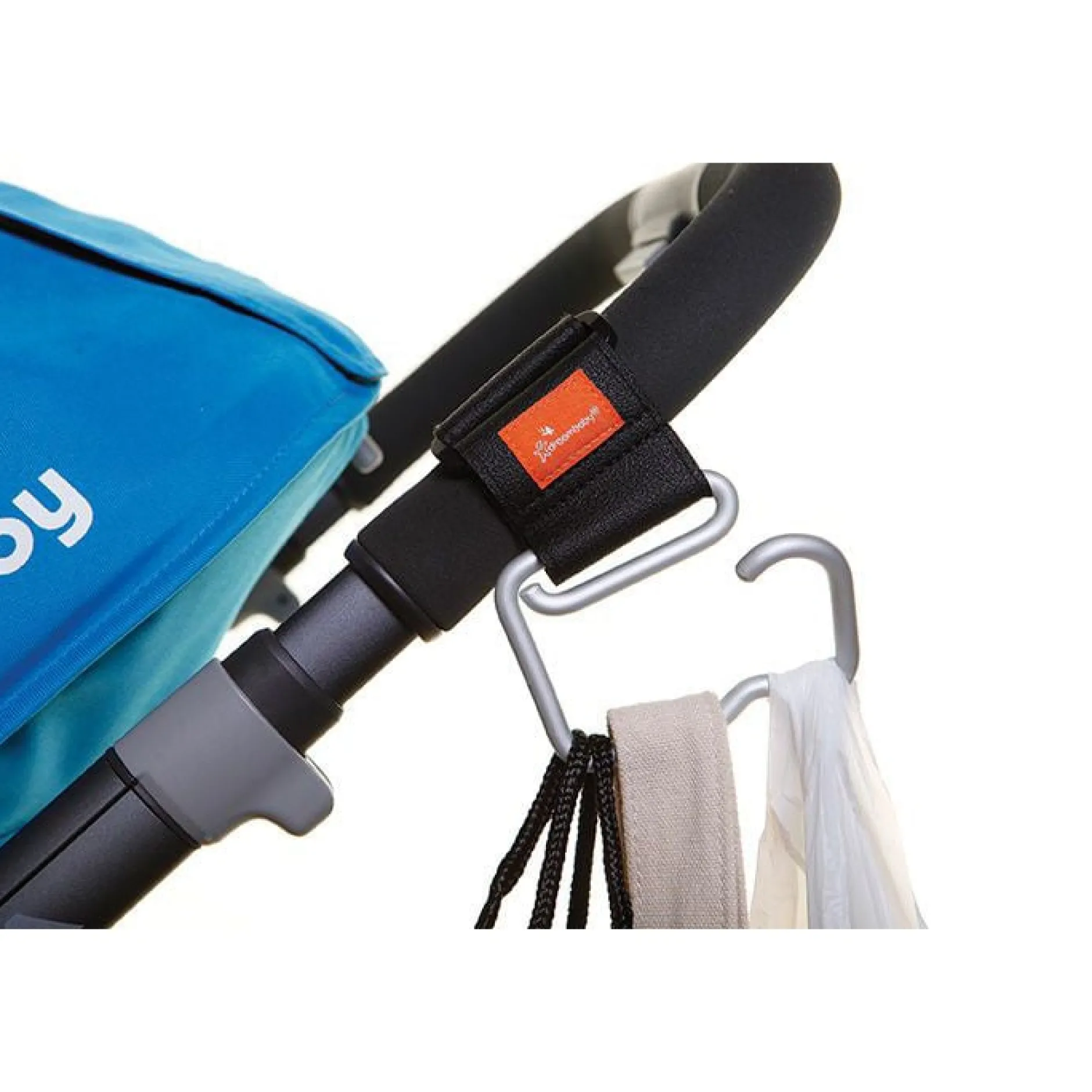 Tout Pour Vos Balades|Accessoires Poussettes*Dreambaby Crochet géant Ezy-Fit pour poussette de noir