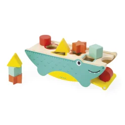 Jouets En Bois|Jeux De Formes*Janod Croco des Formes Tropik de