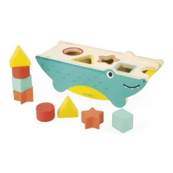 Jouets En Bois|Jeux De Formes*Janod Croco des Formes Tropik de