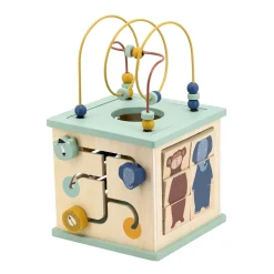 Jouets D'Activités*Trixie Cube d'activités en bois 5 en 1 de