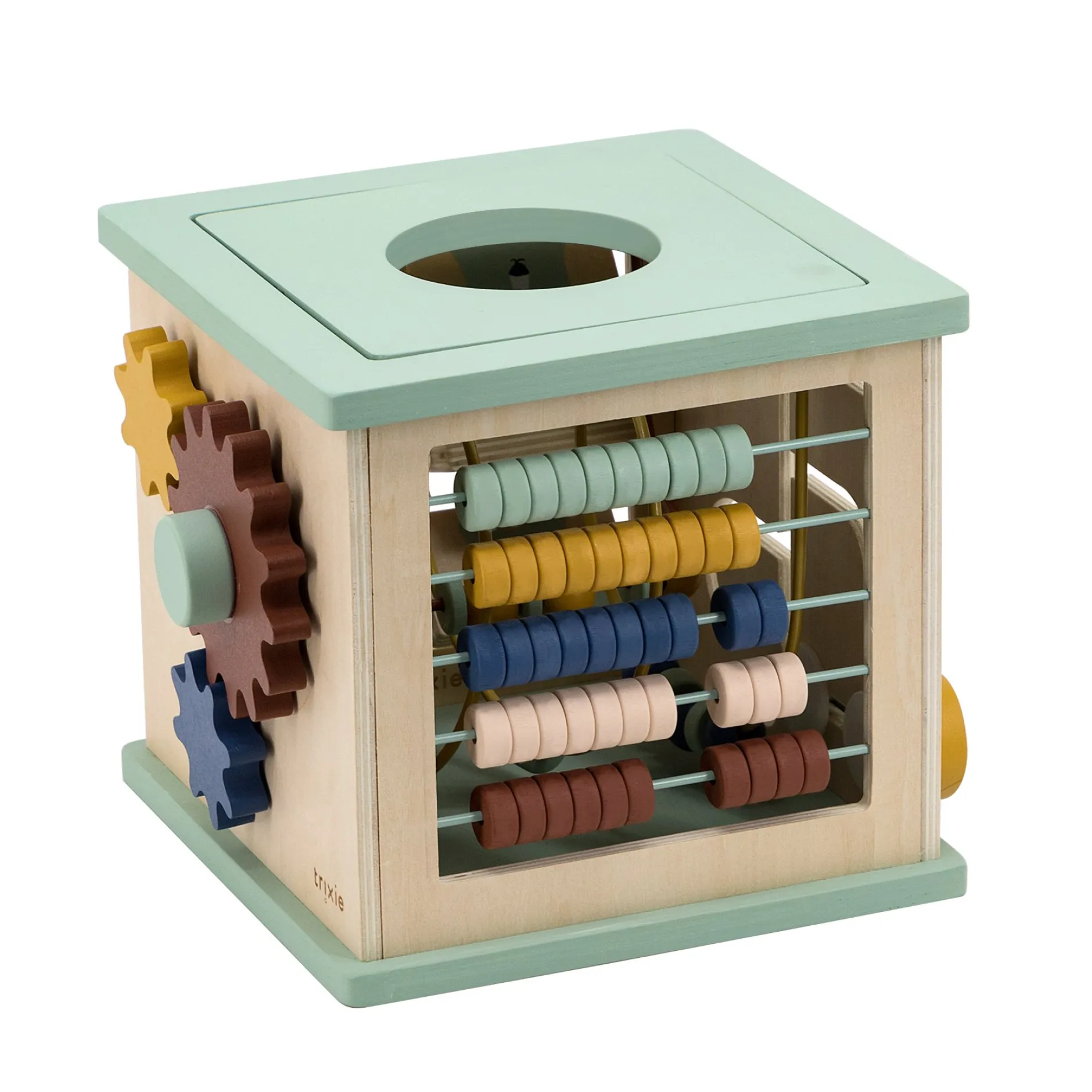 Jouets D'Activités*Trixie Cube d'activités en bois 5 en 1 de