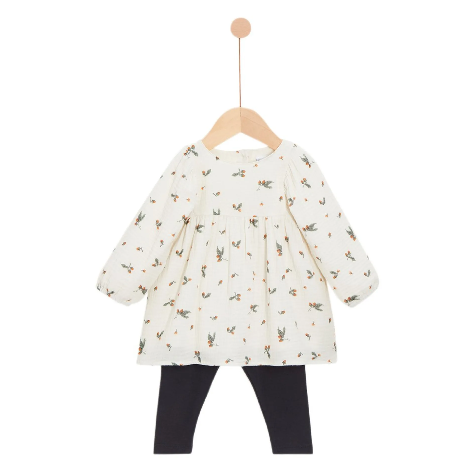 Robes, Jupes|Pantalons, Shorts, Leggings*P'tit bisou Cœur de pain d'épice Robe + Leggings de Autumn Spirit