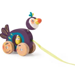 Jouets En Bois*Moulin Roty Dans la jungle jouet à tirer de Petit toucan