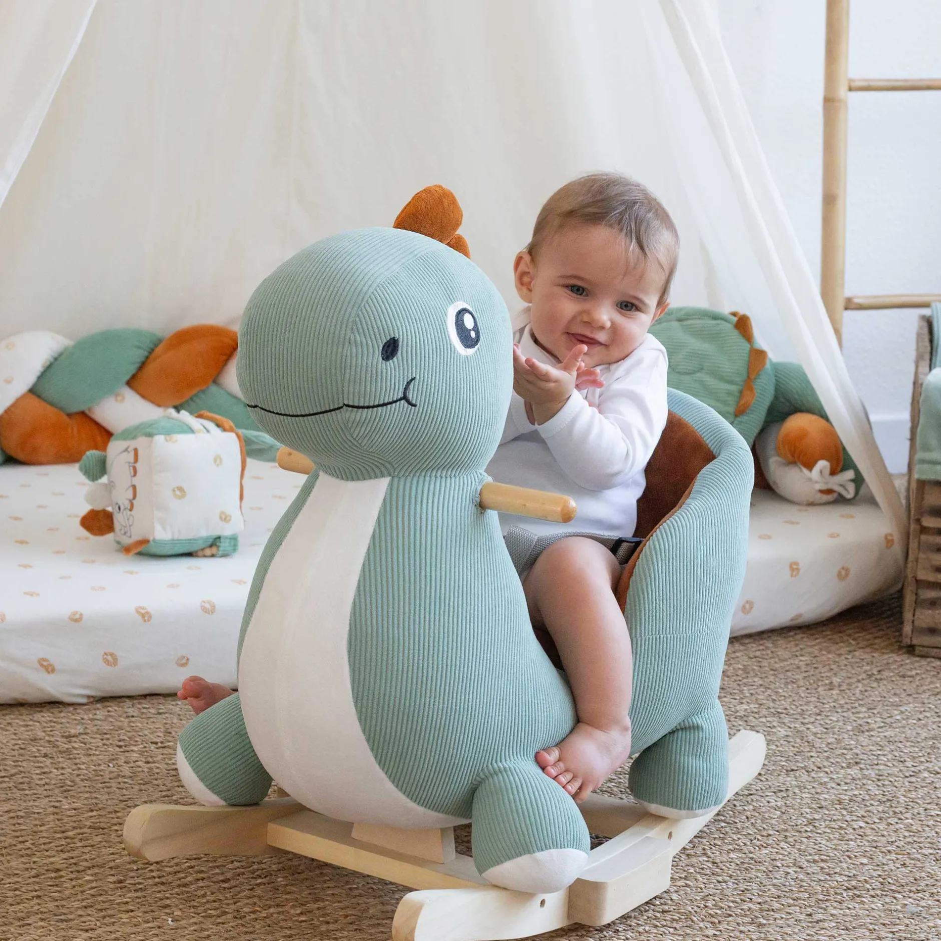 Bascules*Trois Kilos Sept Diplododo Bascule de Dinosaure