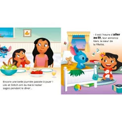 Livres*Hachette Jeunesse Disney Disney - Bonne nuit, p'tit coquin ! de Stitch n'a pas sommeil