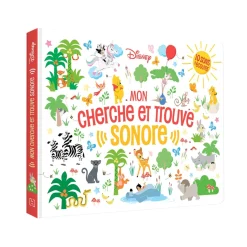 Livres*Hachette Jeunesse Disney Disney classiques - Mon Cherche et Trouve sonore - Livre sonore de