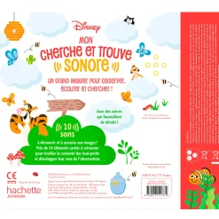Livres*Hachette Jeunesse Disney Disney classiques - Mon Cherche et Trouve sonore - Livre sonore de