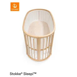 Tours De Lit*Stokke® Doublure de lit en maille Sleepi™ de Blanc