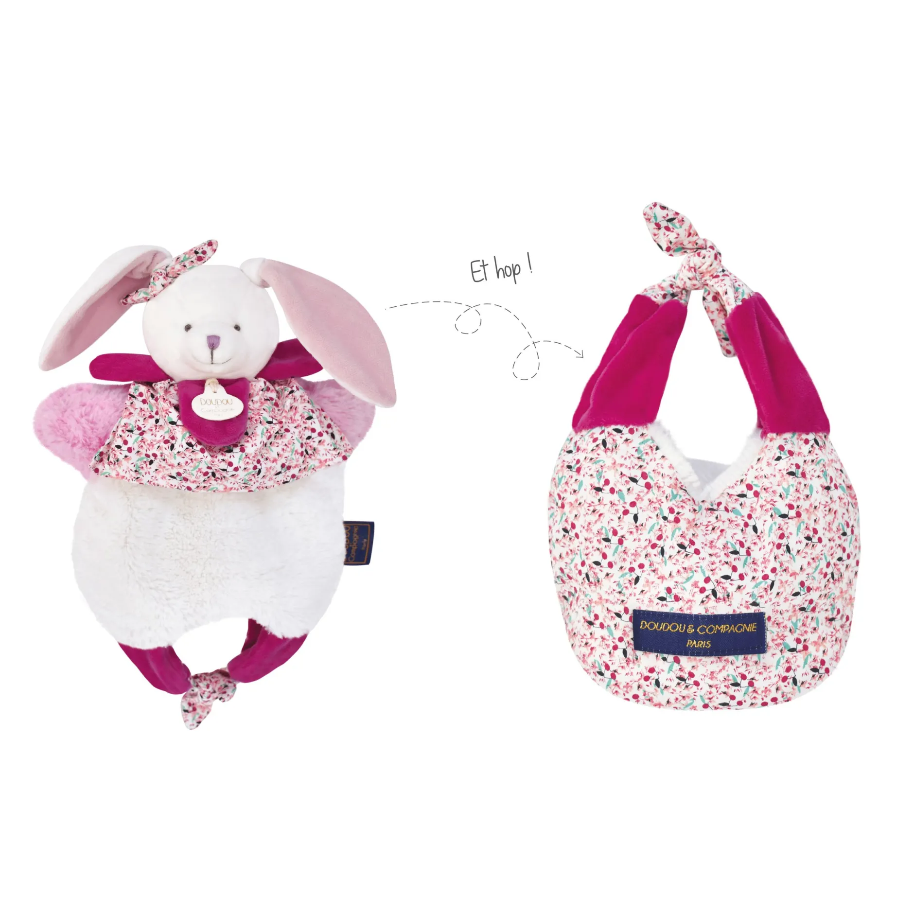 Doudous*Doudou et Compagnie Doudou Amusette 3 en 1 de Lapin