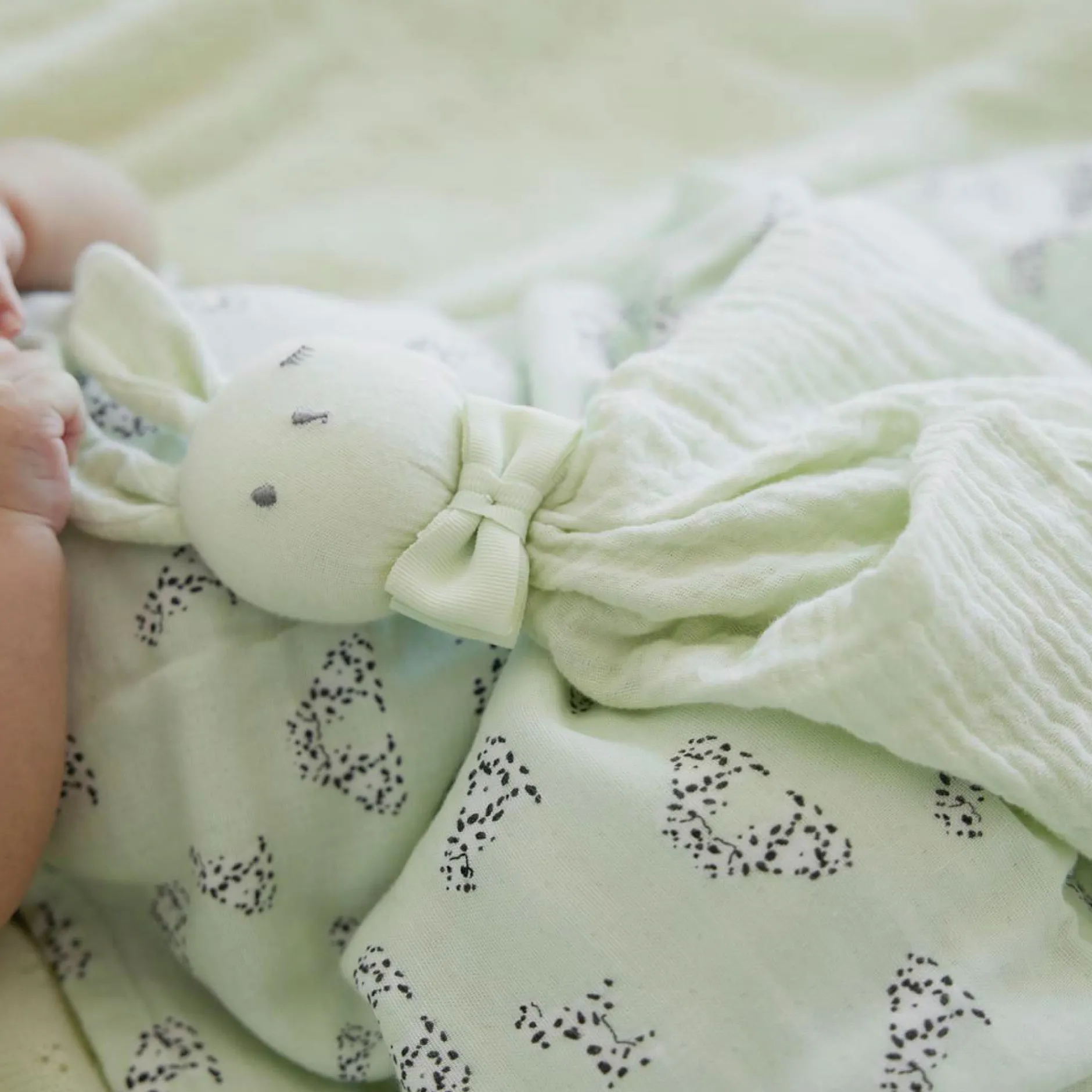 Doudous*Elodie Details Doudou Blinkie de Lucky - Gelato Green