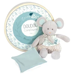 Doudous*Doudou et Compagnie Doudou Botanic Pantin + Doudou 22 cm de Souris