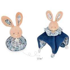 Doudous*Doudou et Compagnie Doudou Boule 3 en 1 de Lapin bleu