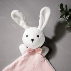 Doudous*P'tit bisou Doudou Lapin de Ecru Rose