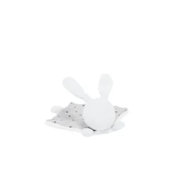 Doudous*P'tit bisou Doudou Lapin de Gris Nimbus