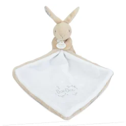 Doudous*Doudou et Compagnie Doudou Lapin mouchoir de Beige