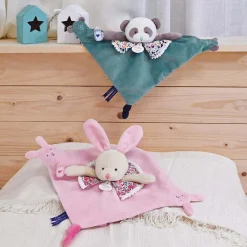 Doudous|Peluches Marionnettes*Doudou et Compagnie Doudou Plat + Marionnettes à Doigts de Panda