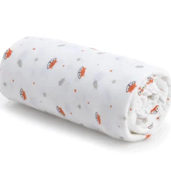 Draps Housses*Petit à petit Drap housse en jersey bio 70 x 140 cm de Renard