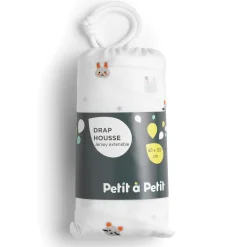 Draps Housses*Petit à petit Drap housse imprimé 60 x 120 cm de Copains