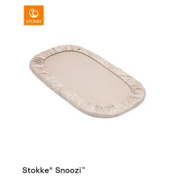 Draps Housses*Stokke® Draps-housses Snoozi™ 45 x 81 cm de Pissenlit beige/Crème vanille