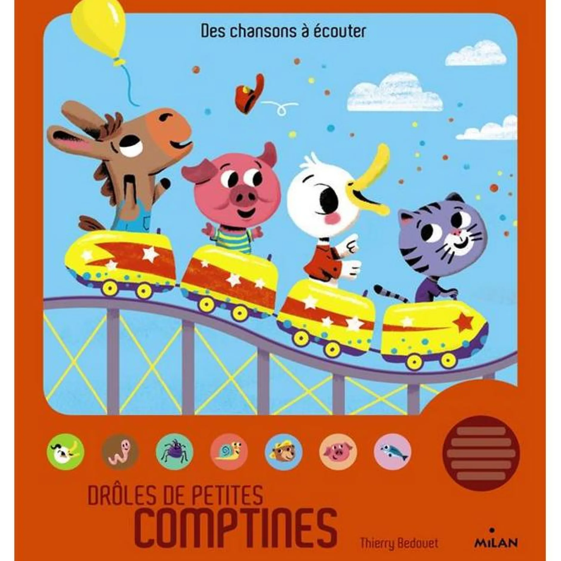 Livres*Milan Drôles de petites comptines de