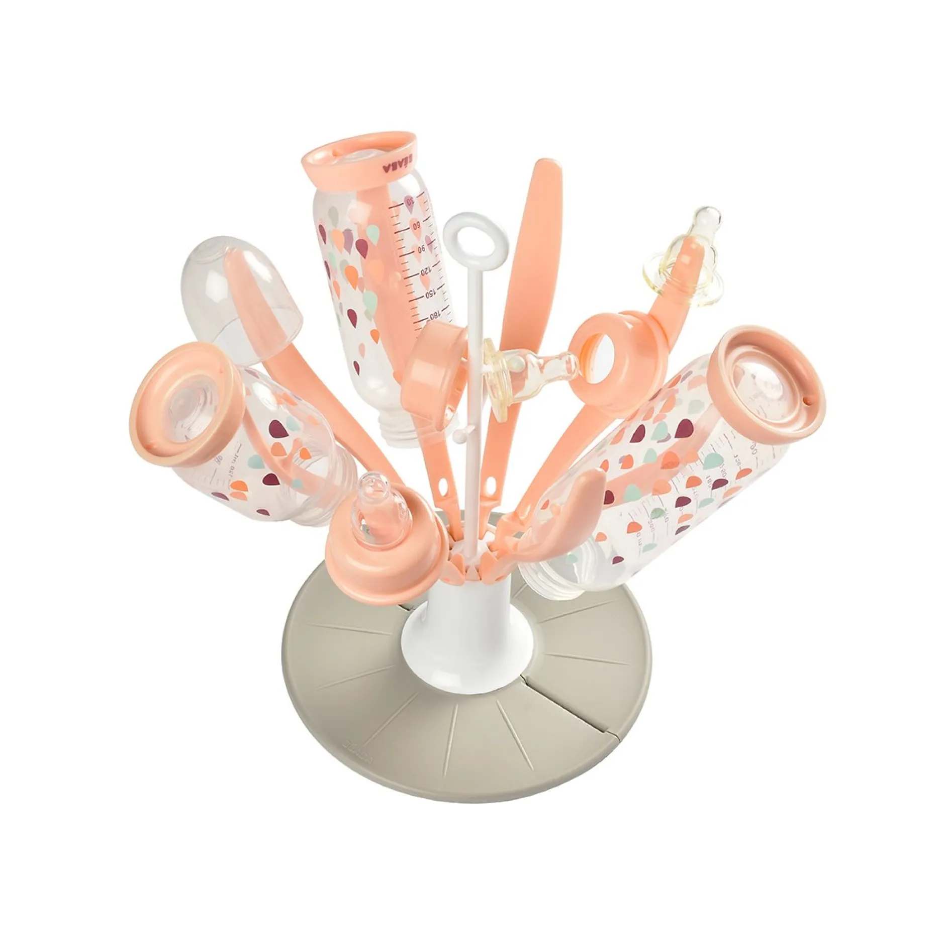 Égouttes Biberons*Béaba Egoutte-biberon pliable Flower de Pink