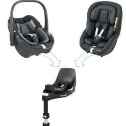 Bases De Sièges Auto|Siège Auto Avec Jambe De Force*Maxi-Cosi Embase FamilyFix 360 de Noir